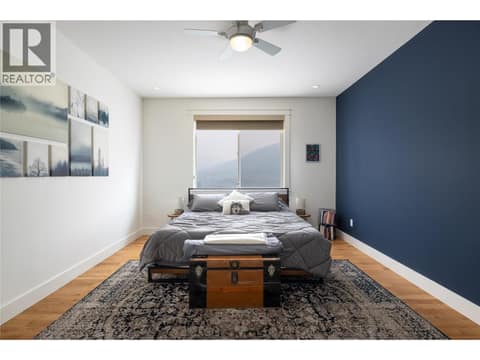 Master bedroom at 7261 Silver Ridge Drive, Foothills, Vernon