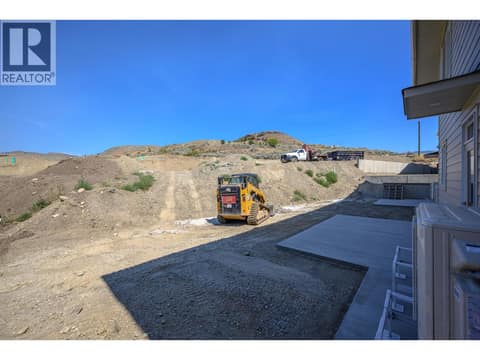 Backyard in profress at 4313 Painted Turtle Drive, Alexis Park, Vernon