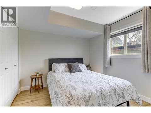 3rd Bedroom Downstairs at 11392 Lodge Road Unit# 12, Lake Country East / Oyama
