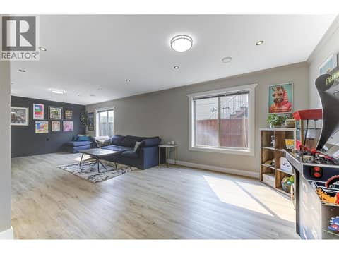 Downstairs Rec Room at 11392 Lodge Road Unit# 12, Lake Country East / Oyama