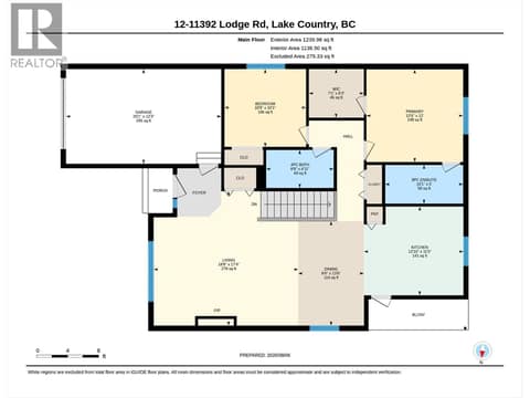 Main Floor Plan at 11392 Lodge Road Unit# 12, Lake Country East / Oyama