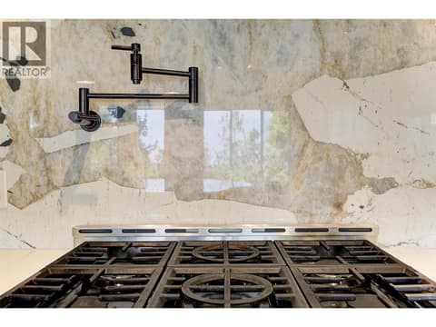 6 Burner Gas Stove with Pot Filler at 2233 Quail Run Drive, University District, Kelowna