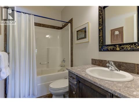 Basement 4 Piece Bathroom at 2233 Quail Run Drive, University District, Kelowna