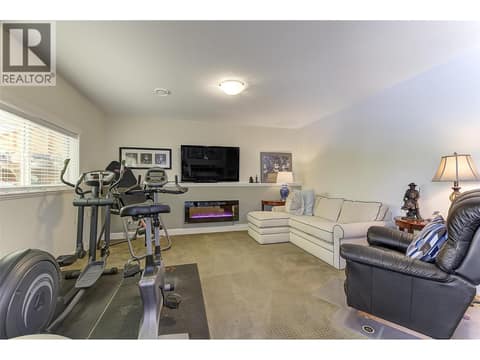 Electric Fireplace at 2233 Quail Run Drive, University District, Kelowna