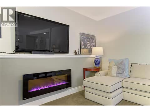 Electric Fireplace at 2233 Quail Run Drive, University District, Kelowna