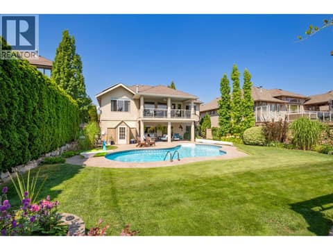 Stunning Backyard at 2233 Quail Run Drive, University District, Kelowna