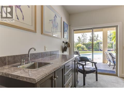 Wet Bar at 2233 Quail Run Drive, University District, Kelowna