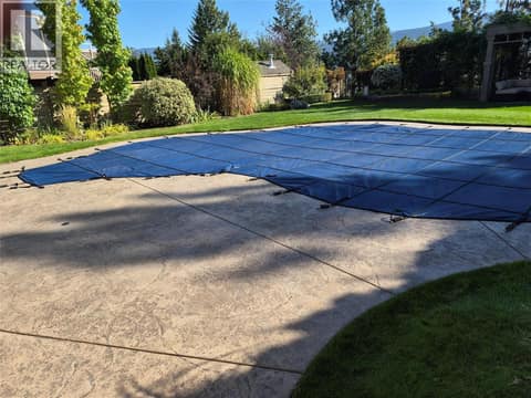 Winter Pool Cover at 2233 Quail Run Drive, University District, Kelowna