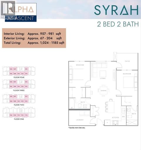 Floorplan at 1057 Frost Road Unit# 305, Upper Mission, Kelowna