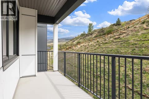 Patio. Photos may be of a similar home in the community. at 1057 Frost Road Unit# 118, Upper Mission, Kelowna