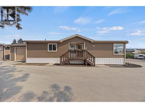 Welcoming exterior of this well-maintained 3-bedroom, 2-bath home, offering easy, low-maintenance living. at 9020 Jim Bailey Road Unit# 151, Lake Country East / Oyama, Kelowna