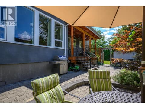 Great size patio for summer evenings at 2501 30 Avenue, East Hill, Vernon