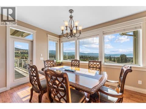 Access to Deck from Dining Room at 1095 Hume Avenue, Black Mountain, Kelowna