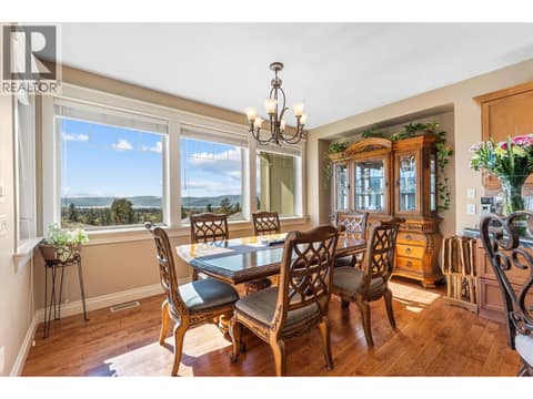 Dining Room at 1095 Hume Avenue, Black Mountain, Kelowna