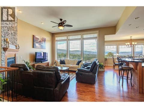 Picture Framed Windows featuring city and lake views at 1095 Hume Avenue, Black Mountain, Kelowna