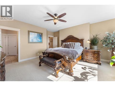 Primary Bedroom at 1095 Hume Avenue, Black Mountain, Kelowna