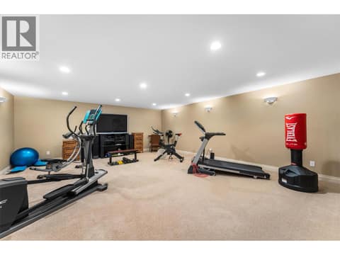 Suspended Slab above - Gym or Media Room at 1095 Hume Avenue, Black Mountain, Kelowna