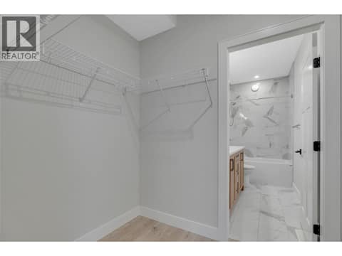 Primary Closet and Bathroom at 1839 Grey Owl Court, McKinley Landing, Kelowna