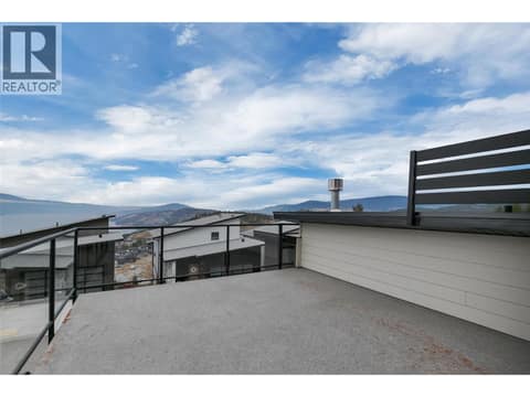 Roof Balcony at 1839 Grey Owl Court, McKinley Landing, Kelowna
