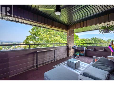 Part of the deck that faces North and East. at 1801 32 Street Unit# 301, City of Vernon