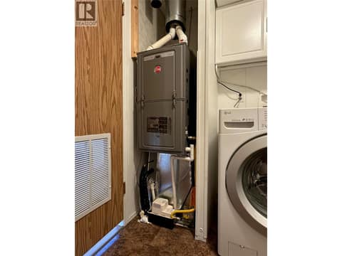 Furnace new in 2022, new A/C unit in 2026 at 12560 Westside Road Unit# 26, Swan Lake West, Vernon