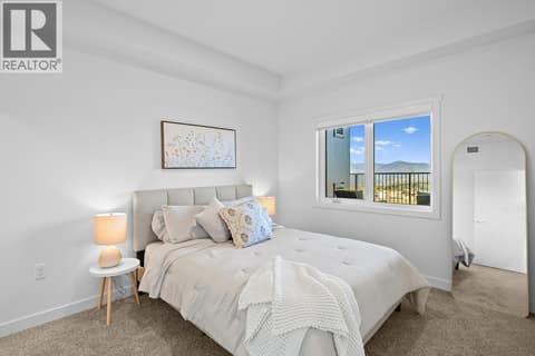 Bedroom - Photos are of a similar home; some features may vary at 1057 Frost Road Unit# 412, Upper Mission, Kelowna