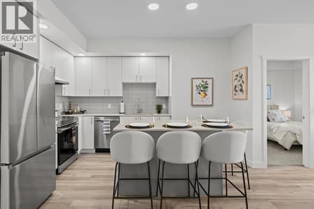 Kitchen - Photos are of a similar home; some features may vary at 1057 Frost Road Unit# 412, Upper Mission, Kelowna
