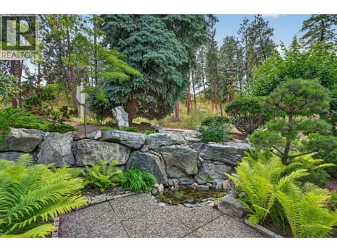 Front Patio - ready for your bistro set! at 3901 Gallaghers Circle, South East Kelowna