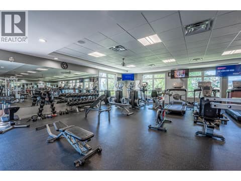 Gym at 3901 Gallaghers Circle, South East Kelowna