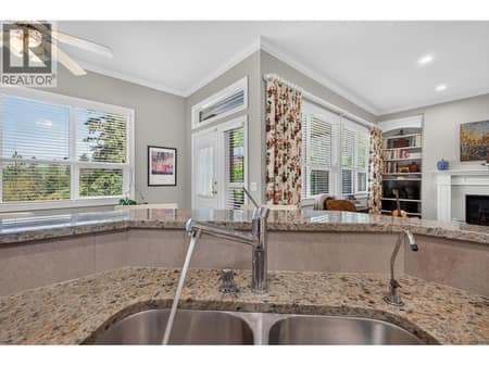 Walk out from Kitchen and Family Room at 3901 Gallaghers Circle, South East Kelowna
