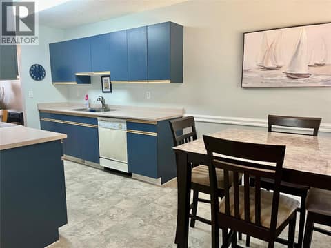 Kitchen with eating area at 1902 46 Avenue Unit# 2, Harwood, Vernon