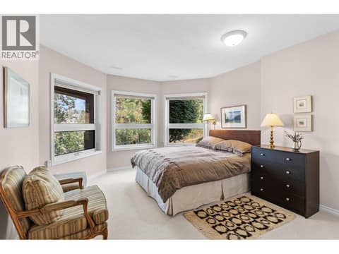 Bright downstairs bedroom. at 4400 Gallaghers Drive E Unit# 2, South East Kelowna