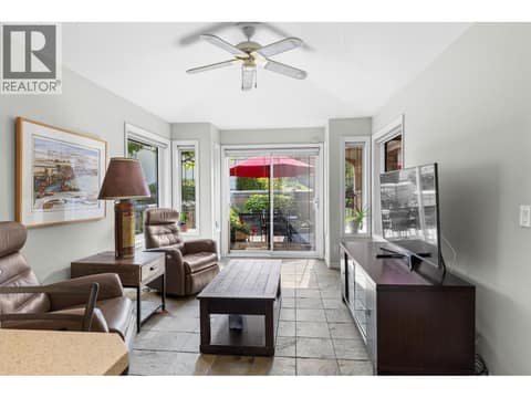 Family room off kitchen. at 4400 Gallaghers Drive E Unit# 2, South East Kelowna