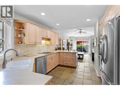 Kitchen with updated appliances. at 4400 Gallaghers Drive E Unit# 2, South East Kelowna