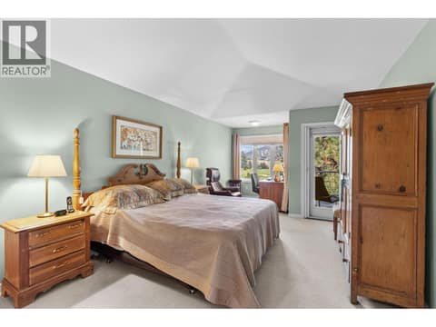 Large main floor primary bedroom. at 4400 Gallaghers Drive E Unit# 2, South East Kelowna