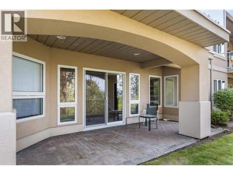 Lower level walkout deck space. at 4400 Gallaghers Drive E Unit# 2, South East Kelowna