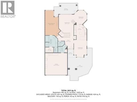 Main floor. at 4400 Gallaghers Drive E Unit# 2, South East Kelowna