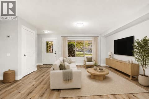 Digitally Staged Furniture, decor and window coverings. at 1651 Lynrick Road Unit# 105, Black Mountain, Kelowna