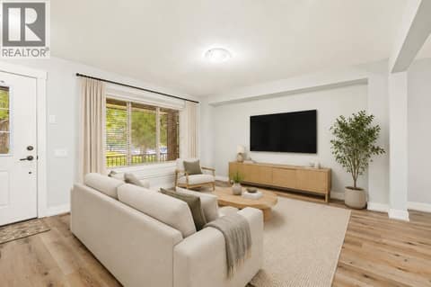 Digitally Staged Furniture, decor and window coverings. at 1651 Lynrick Road Unit# 105, Black Mountain, Kelowna