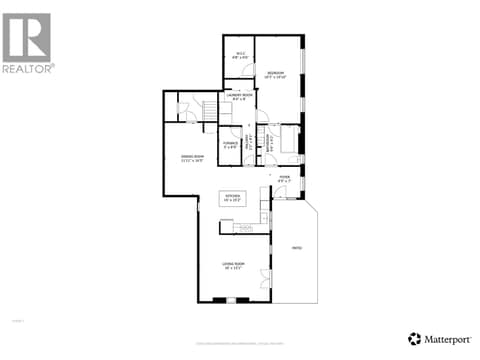 Basement level floor plan at 3491 Fenton Road, Glenrosa, West Kelowna