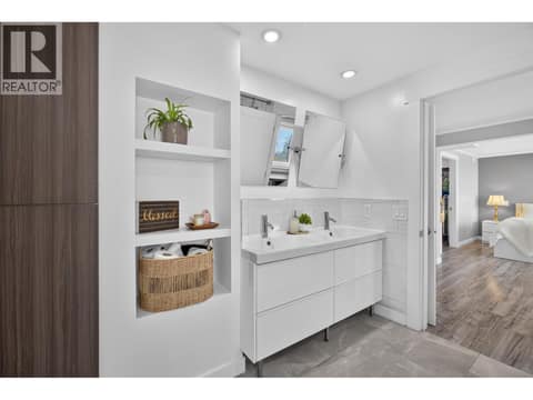 Full bathroom on the lower level at 3491 Fenton Road, Glenrosa, West Kelowna
