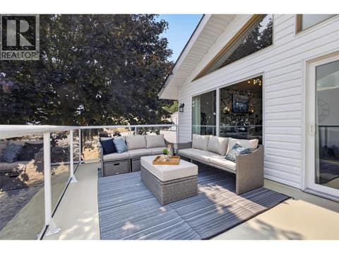Plenty of room for exterior furniture at 3491 Fenton Road, Glenrosa, West Kelowna