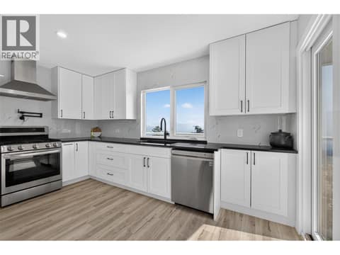 With incredible views from the sink at 3491 Fenton Road, Glenrosa, West Kelowna