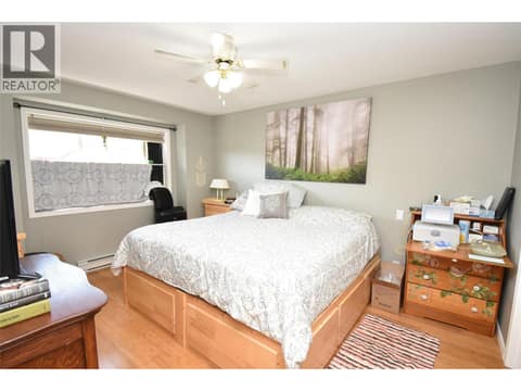 Primary bedroom at 4800 Heritage Drive Unit# 7, Westmount, Vernon