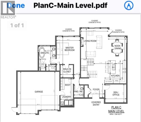 Potential layout C at 595 Vineyard Way N Unit# 33, Bella Vista, Vernon
