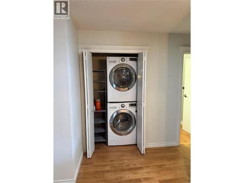 Upper level laundry at 220 Prior Road S Unit# 1, Rutland South, Kelowna