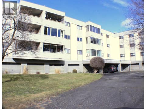 Back of the building - South Parkade entrance/exit  #2 at 3608 27 Avenue Unit# 209, City of Vernon