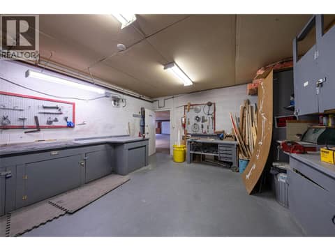 Common Workshop area for residents use , located at NW corner of building - parkade level at 3608 27 Avenue Unit# 209, City of Vernon
