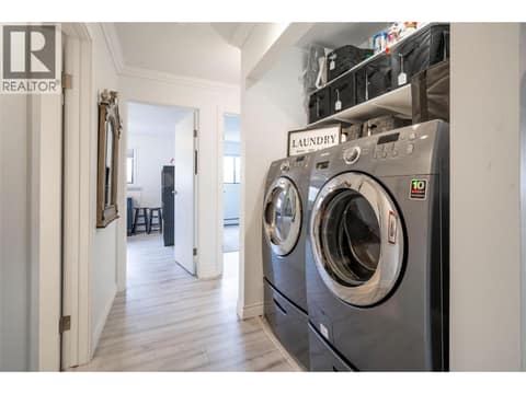 Laundry area at 3608 27 Avenue Unit# 209, City of Vernon
