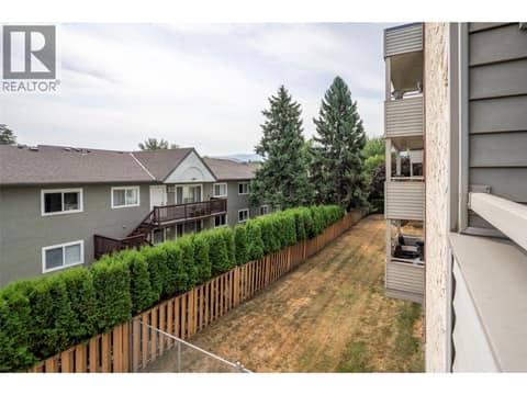 View from balcony - looking East & south towards the back of the building at 3608 27 Avenue Unit# 209, City of Vernon
